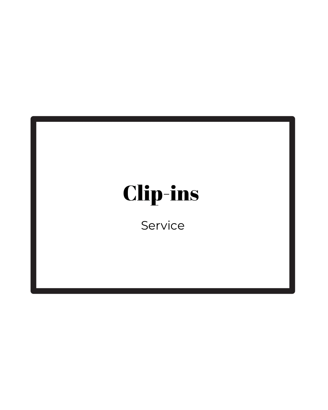 Clip-ins